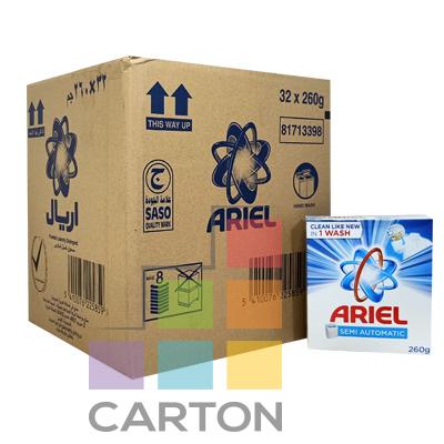 ARIEL DETERGENT POWDER 32*240GM